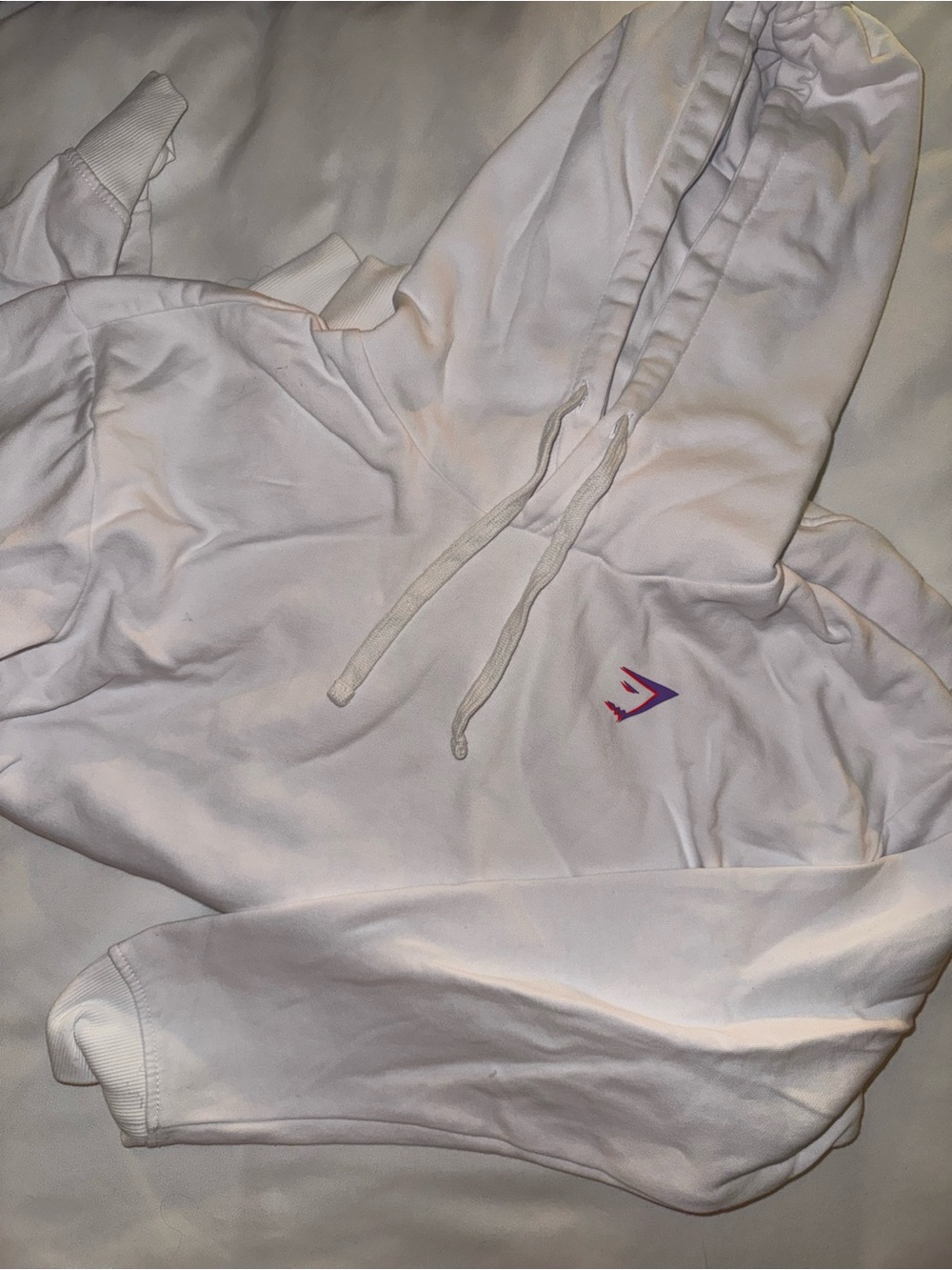 Gymshark white hoodie